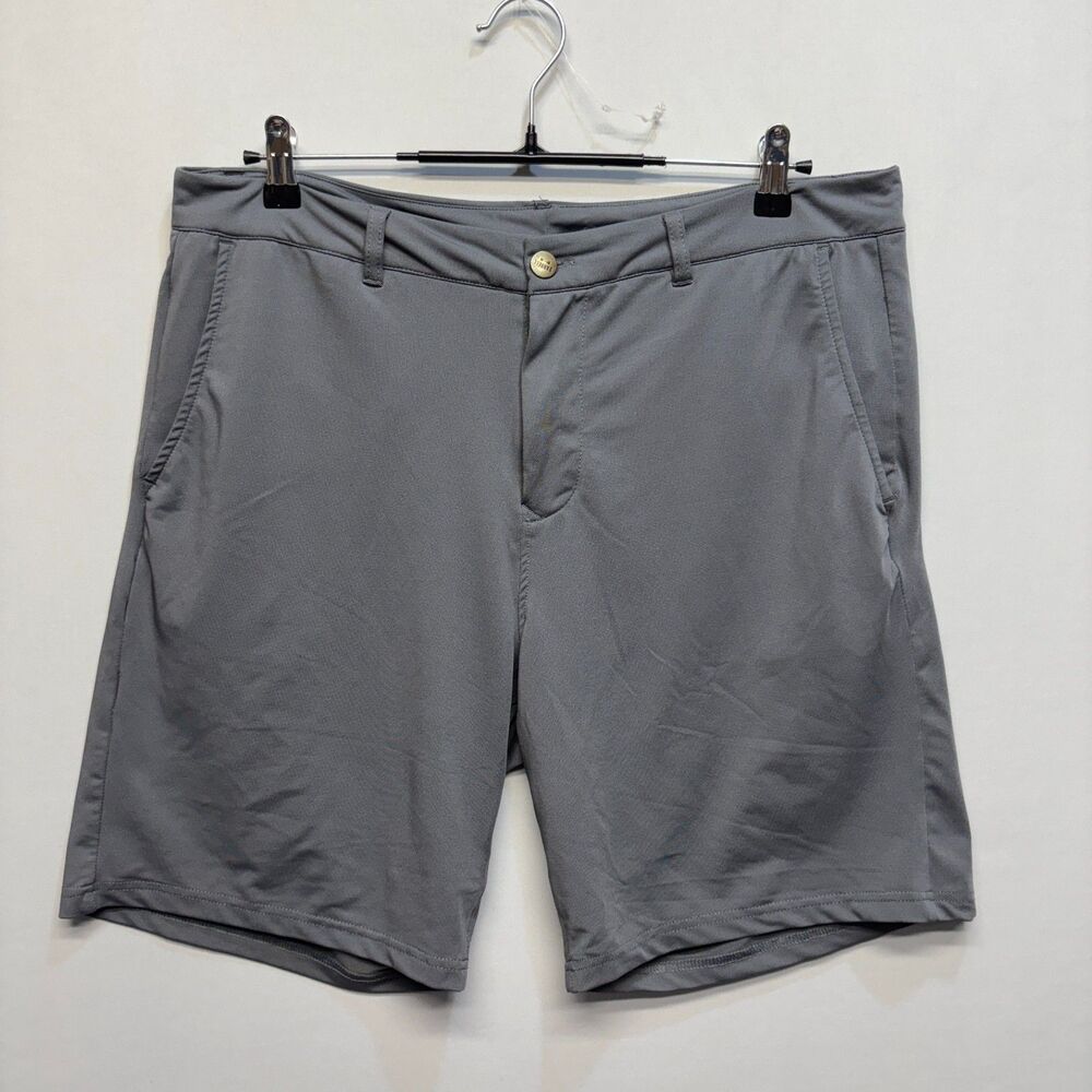 Barbell Men Stretch Knit Chino Shorts Size XXL 2XL Gray D122 -6
